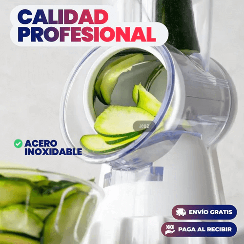 Rallador Giratorio 3 en 1