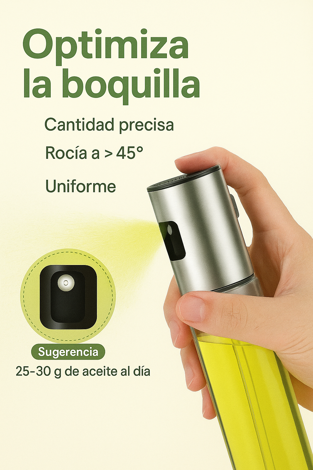 Dispensador de Aceite de Oliva y Vinagre - Pack 2x1