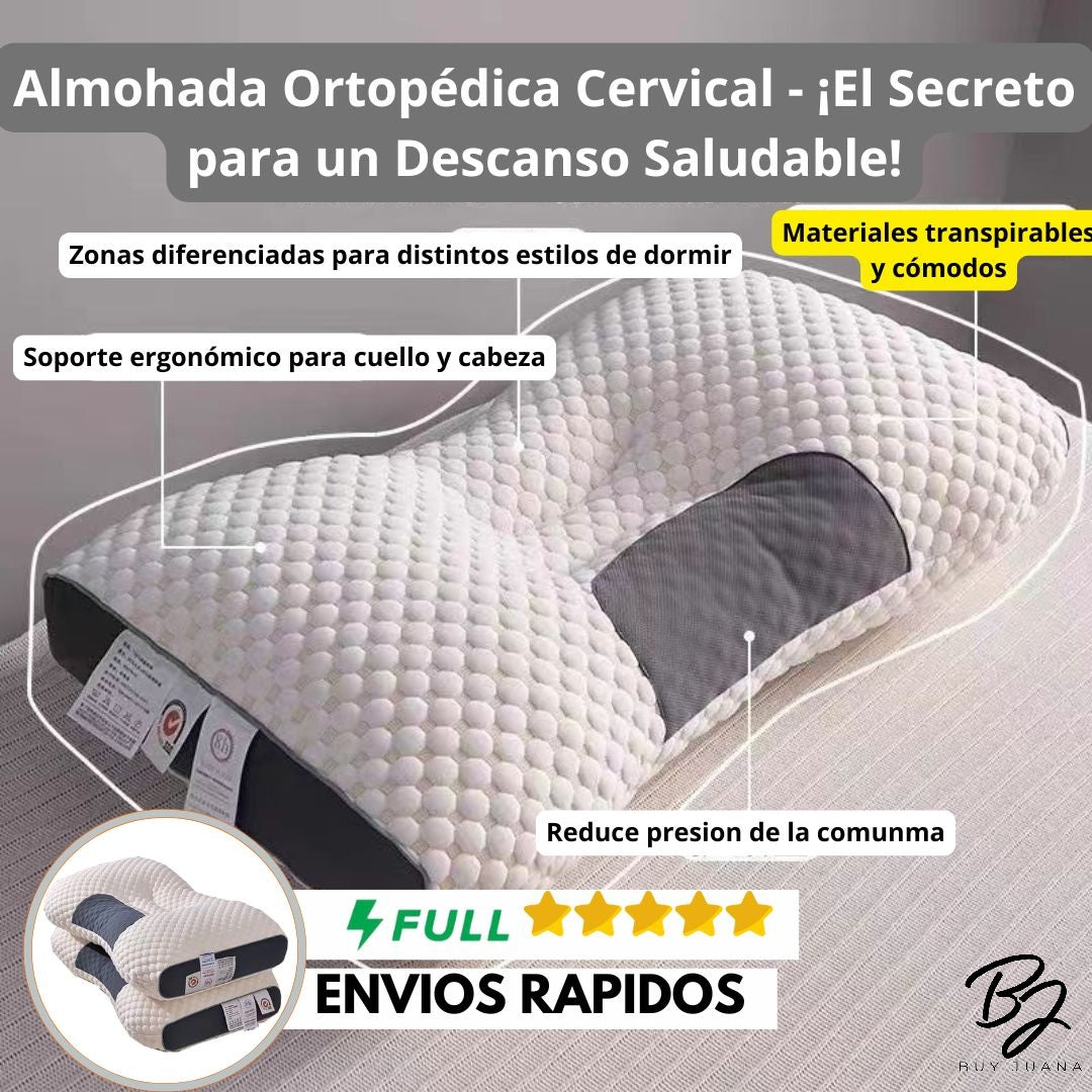 ALMOHADA CERVICAL "Duerme mejor, despierta sin dolor"