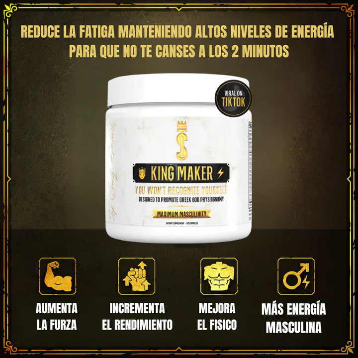 KING MAKER – Suplemento 13-en-1 para Hombres