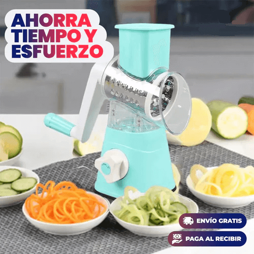 Rallador Giratorio 3 en 1