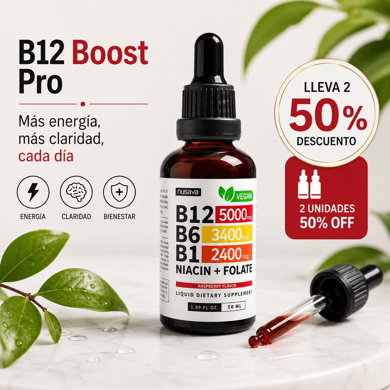 B12 Boost Pro - Más energía, más claridad, cada día
