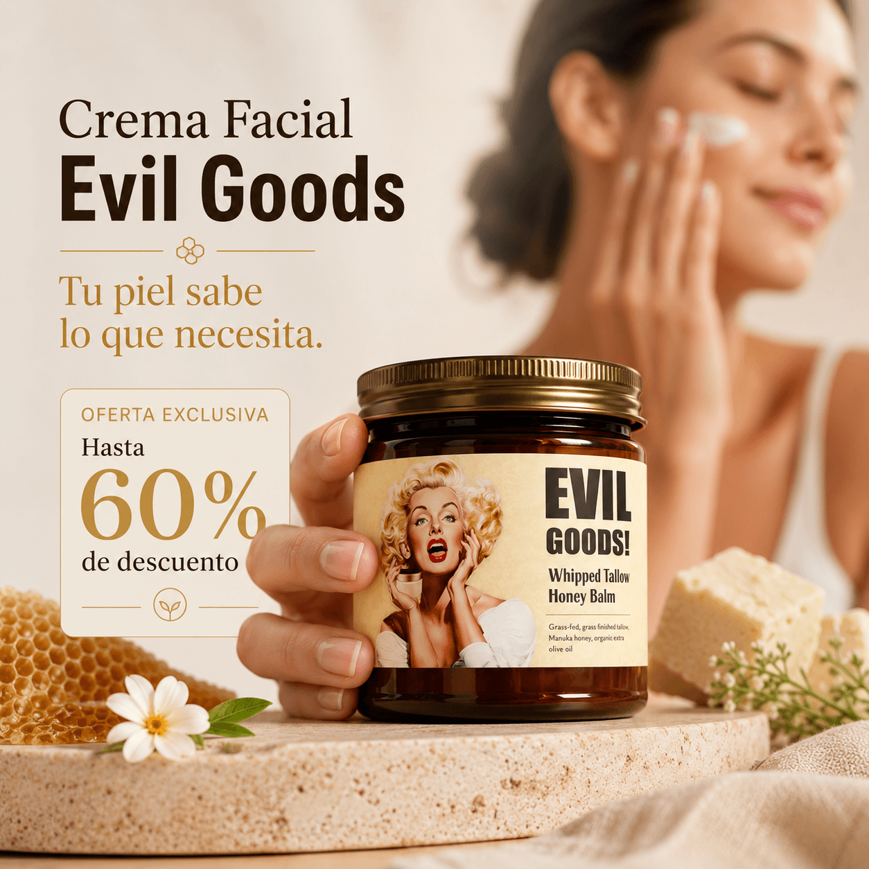 Crema Facial Evil Goods