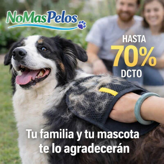 Guante Removedor de Pelo 2 en 1 - Negro