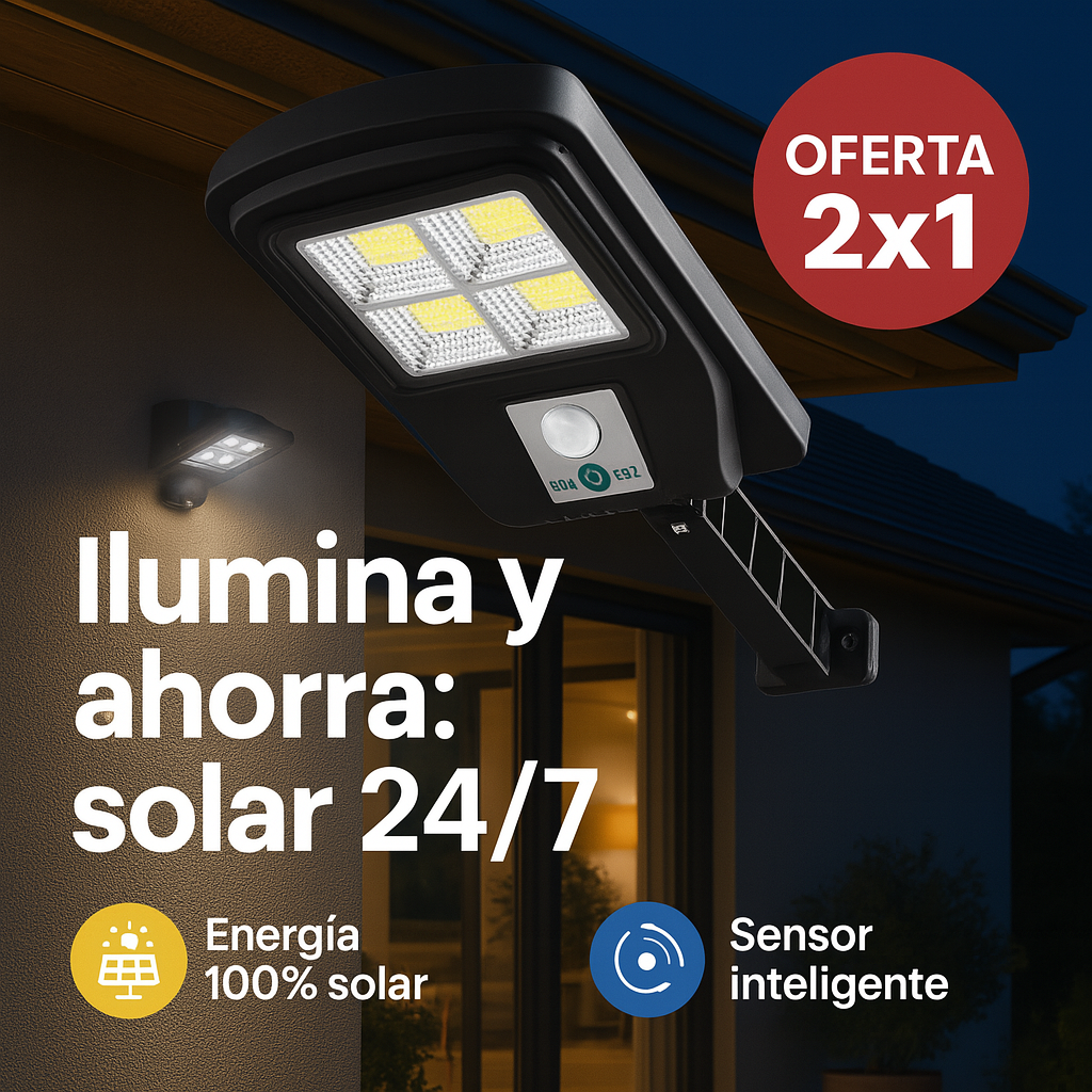 Foco Solar Recargable