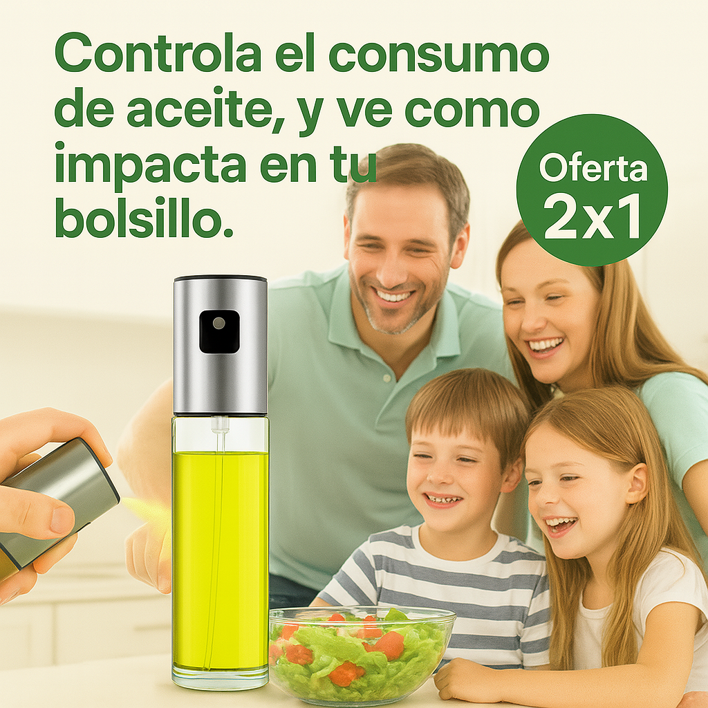 Dispensador de Aceite de Oliva y Vinagre - Pack 2x1