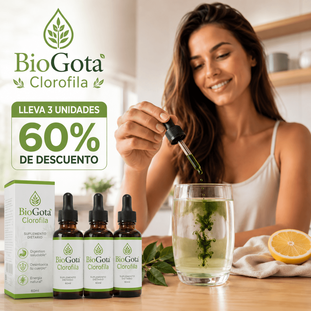 BioGota Clorofila – Tu cuerpo equilibrado desde adentro