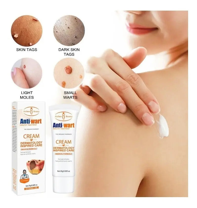 Crema Anti-Verrugas Aichun Beauty - Cuidado Dermatologico Localizado
