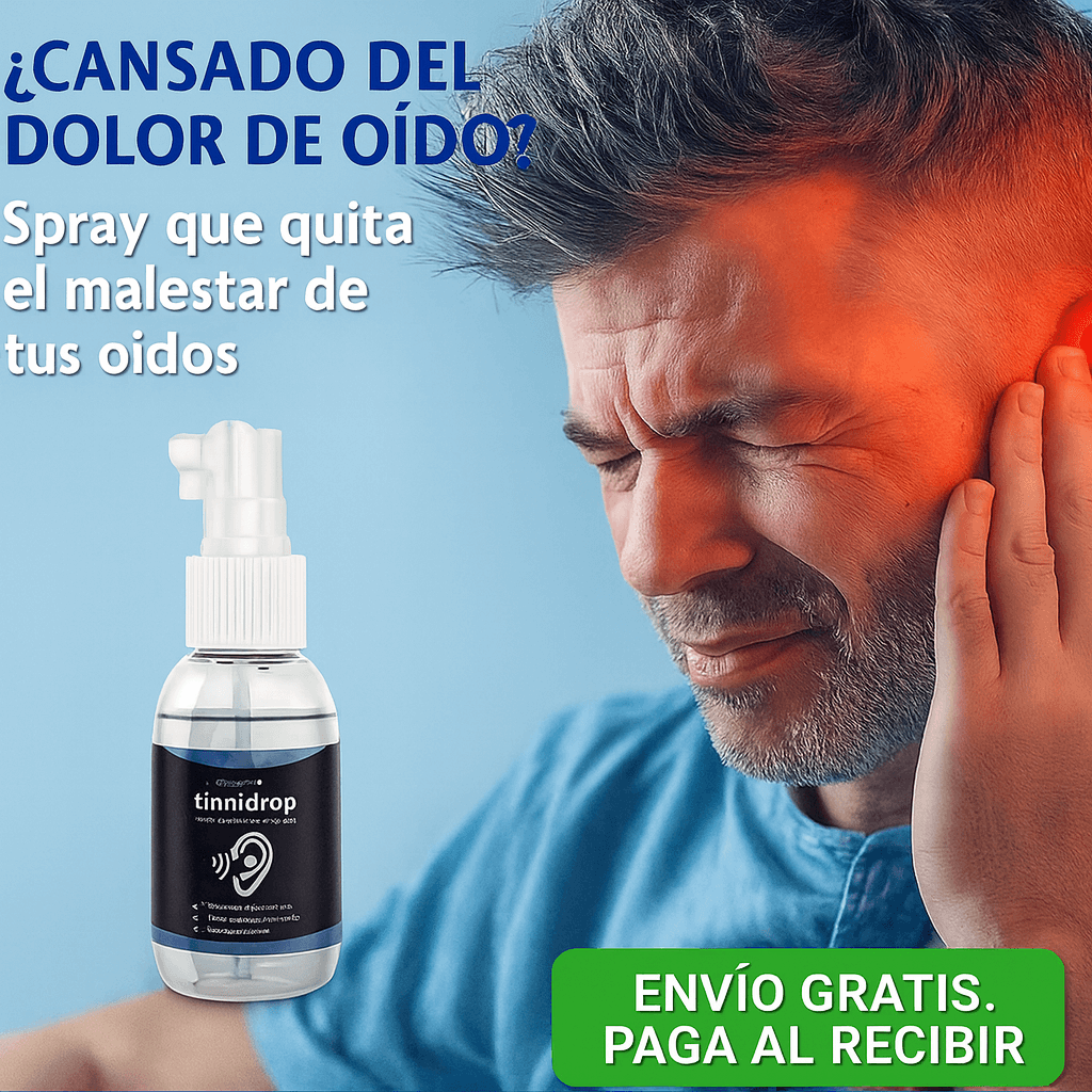 LIMPIADOR DE OIDOS TINNIDROP - ESCUCHA MEJOR, VIVE MEJOR.
