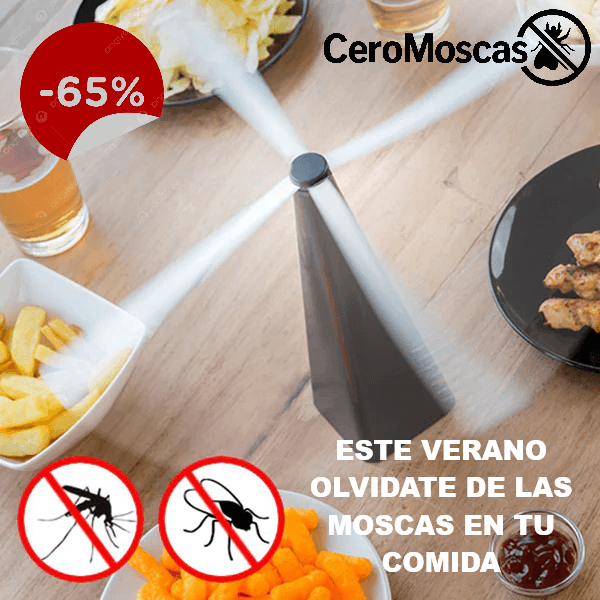 Ventilador Repelente de Moscas De Mesa