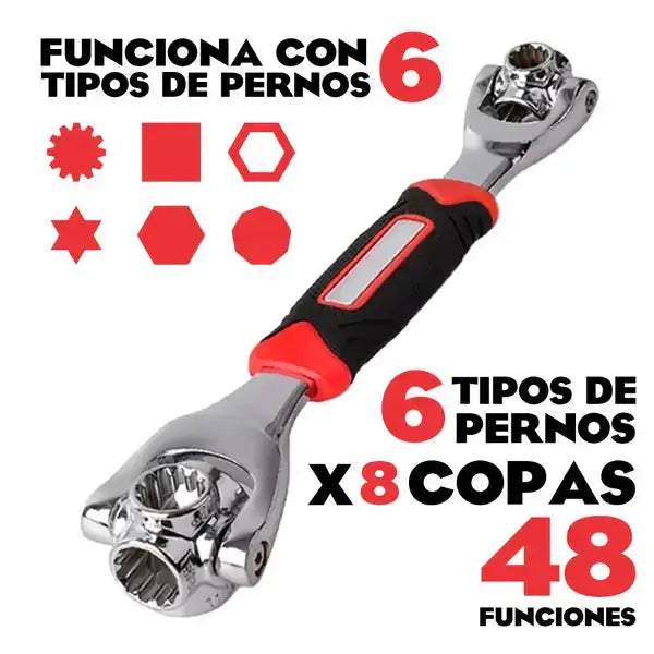 Llave De Mano 8 Puntas (48 en 1)